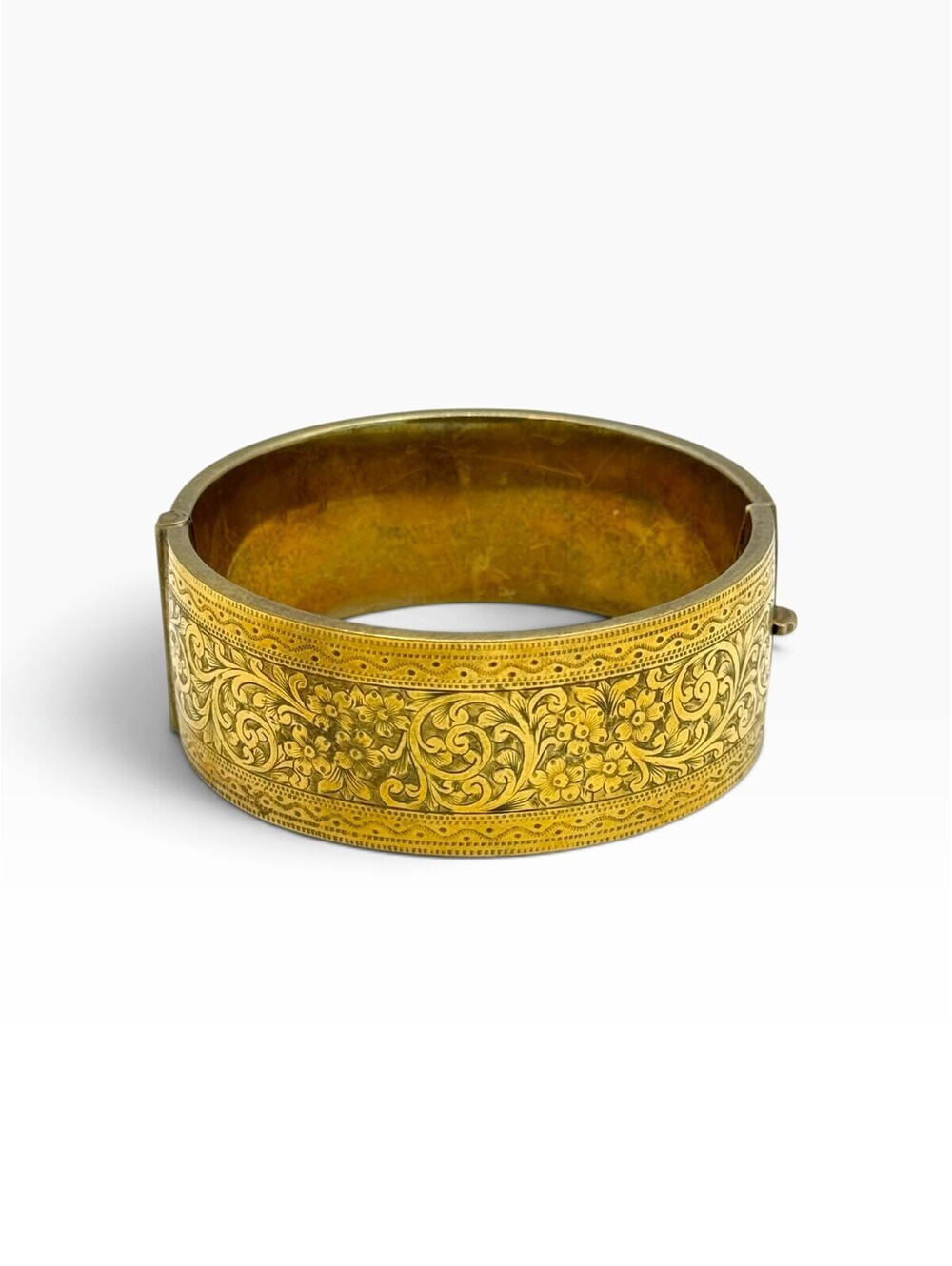Vintage Gold Wash English Bracelet.
